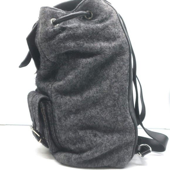 Proenza Schouler PS1 Extra Large Backpack Charcoal Melange Felted Wool main image 6